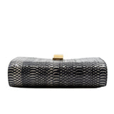 thumbnail classic box medium in snake black/white ghw - L'UXE LINK