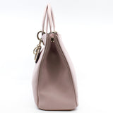 thumbnail Small Diorissimo In Nude Pink/Black Calfskin Handbag GHW With Strap - L'UXE LINK