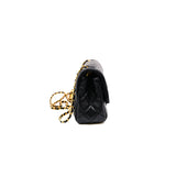 thumbnail 22s mini cf with pearl crush in lambskin black ghw #L2K0XXXX