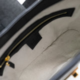 thumbnail small embossed tote bag in leather white ghw - L'UXE LINK