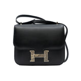 thumbnail constance 19 mini with lizard buckle in monsieur black phw Z stamp