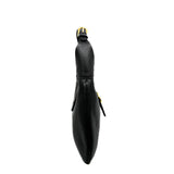 thumbnail Medium Aphrodite Black Calfskin Shoulder Bag - L'UXE LINK