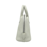 thumbnail Mini Bolide Evercolor Leather In 01 White/Lime U Stamp PHW - L'UXE LINK