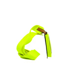 thumbnail Small Neon Yellow Calfskin Ibiza Smiley Cross Body Bag - L'UXE LINK