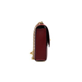 thumbnail mini verrou chain bag wine red goat leather ghw D stamp