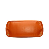 thumbnail saffiano large in epsom orange ghw - L'UXE LINK