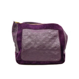 thumbnail Audacieuse MM Monogram Empreinte Aube Purple Suede/Calf GHW With Strap - L'UXE LINK