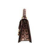 thumbnail QUEEN MARGARET' SHOULDER BAG WITH A BEE MOTIF in python ghw - L'UXE LINK