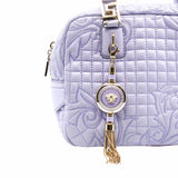 thumbnail versace tote leather purple phw - L'UXE LINK