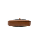 thumbnail mini Jackie 1961 in denim/brown leather ghw 2022