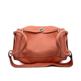 thumbnail Lindy 34 Evercolor Leather Crevette PHW T Stamp - L'UXE LINK