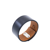 thumbnail bracelet black wide phw - L'UXE LINK