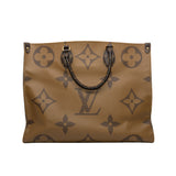 thumbnail OnTheGo GM Tote Bag Monogram Reverse Monogram Canvas Brown Ghw 2019 - L'UXE LINK