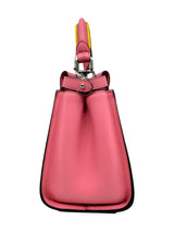 thumbnail Mini Peekaboo Handbag With Handle Pink PHW - L'UXE LINK