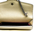 thumbnail Mini Dionysus Super White Leather Shoulder Bag PHW - L'UXE LINK