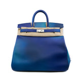 thumbnail Birkin 40 HAC Cosmos Togo Leather Bleu Nuit PHW D Stamp - L'UXE LINK