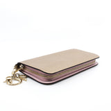 thumbnail Diorissimo Zip Long Wallet In Gold/Pink Leather GHW - L'UXE LINK
