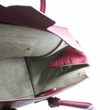 thumbnail Tie Knot Taille Moyenne Cuir Tote Bag red - L'UXE LINK