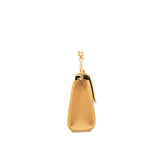 thumbnail Pearl Enamel Quilted Yellow Lambskin Leather Top Handle Flap Clutch With Chain Seri K540XXXX - L'UXE LINK