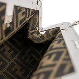 thumbnail First Small Silver laminated leather bag - L'UXE LINK
