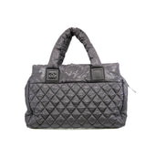 thumbnail large rain tote in grey - L'UXE LINK