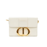 thumbnail small 30 Montaigne with strap in leather white ghw 2020