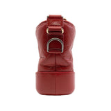 thumbnail Small Gabrielle In Red Aged Calfskin Leather Hobo Bag Multicolor Hardware Seri 27 - L'UXE LINK
