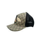 thumbnail baseball hat in gg canvas with bee pattern Xs 56cm