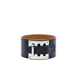 thumbnail bracelet black wide phw - L'UXE LINK