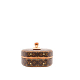 thumbnail Petite Boite Chapeau Bag Monogram Canvas with Strap - L'UXE LINK