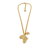 thumbnail africa necklace in ghw - L'UXE LINK