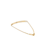thumbnail Atlas Pierced Bar Diamond 18k Yellow Gold Bracelet - L'UXE LINK
