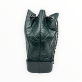 thumbnail Medium Gabrielle Backpack In Lambskin Leather Dark Green Seri 26 - L'UXE LINK