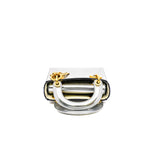 thumbnail lady dior in silver patent with strao GHW
