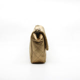 thumbnail Limited Edition Gold Quilted Satin East West Single Flap Bag GHW Seri 12 - L'UXE LINK