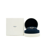 thumbnail Fred Force10 Buckle Medium Model White Gold Full Diamonds Size 15 - L'UXE LINK