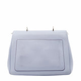 thumbnail Be Dior Flap Bag Medium Leather Blue And Red PHW - L'UXE LINK