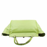 thumbnail tote medium bag with strap green ghw - L'UXE LINK