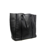 thumbnail Everyday Black Calfskin Tote Bag M - L'UXE LINK