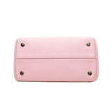 thumbnail medium tote in leather pink phw - L'UXE LINK