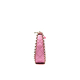 thumbnail Small Pink Matelasse Coco Mark Chain Lambskin Quilted Hobo Bag GHW Seri ENKUXXXX - L'UXE LINK