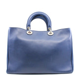 thumbnail Large Diorissimo In Blue/Nude Pink Calfskin Handbag PHW With Strap - L'UXE LINK