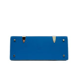 thumbnail Goyard Goyardine Mini Saigon Structure Top Handle Bag Blue/Brown PHW - L'UXE LINK