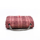 thumbnail Tweed Quilted Resin Pink 2.55 Reissue 225 Double Flap Bag PHW Seri 27 - L'UXE LINK