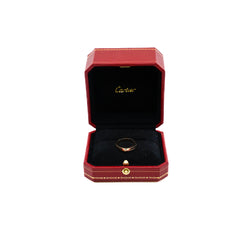 C de cartier one diamond wedding ring in 18k rg #50  seriGJZ199 rrp 2540