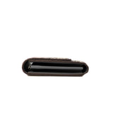 thumbnail Capucines In Metallic Python And Leather Flap Snap Wallet PHW - L'UXE LINK