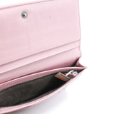 thumbnail long wallet leather pink - L'UXE LINK