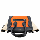 thumbnail micro luggage orange red mix navy beige - L'UXE LINK