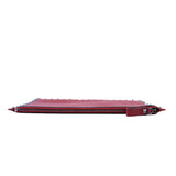 thumbnail Black Rockstud Red Calfskin Zip-Up Clutch Bag - L'UXE LINK