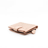 thumbnail orange beige compact buckle wallet - L'UXE LINK